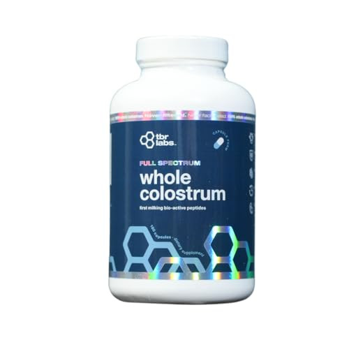 Tbr Labs Pure Bovine Colostrum 180 Capsules