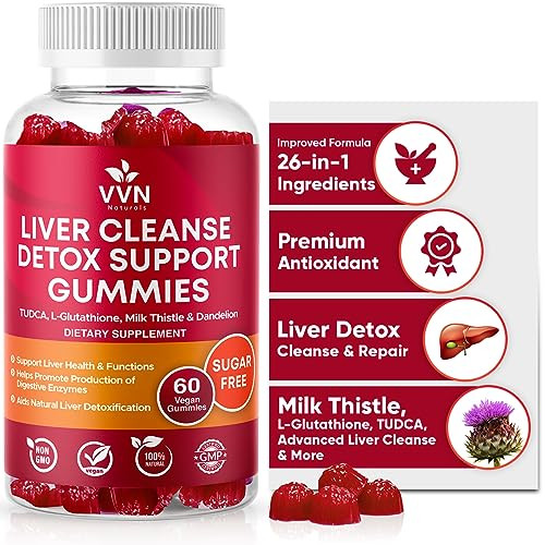 Vitavida Vv Naturals Liver Cleanse Detox & Repair Support Supplement 60 Ct 700Mg