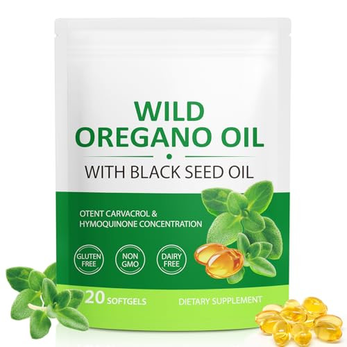 Xqdcicqu Oil Of Oregano Softgels 2 In 1 Oil Of Oregano 120 Count 6000Mg