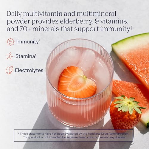 Trace Minerals Power Pak + Immunity Vitamin C Powder Drink Mix 30 Stick