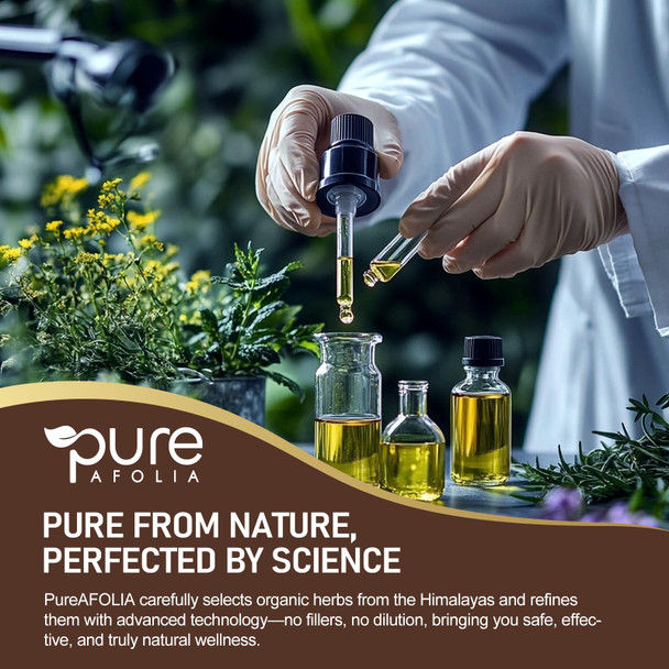 Pure Afolia Black Walnut Wormwood Drops 3 In 1 Herbal Gut Cleanse & Intestinal 2 Fl Oz