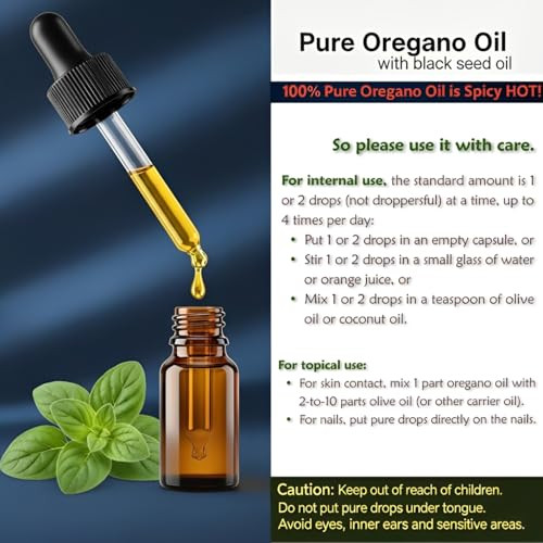 Wave Drops Wild Oregano Oil With Black Seed 034 Fl Oz