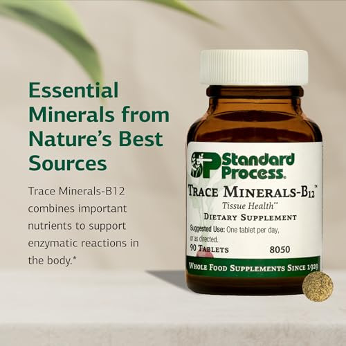 Standard Process Inc Trace Minerals B12 90 Tablets