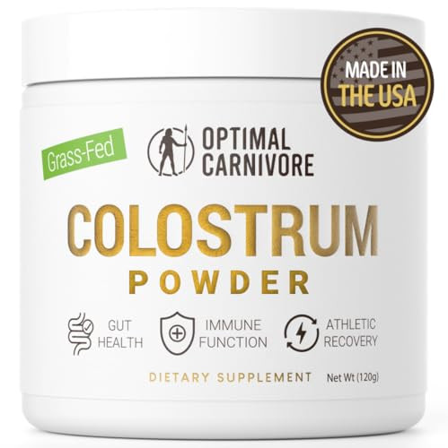 Optimal Carnivore Grass Fed Colostrum Powder Unflavored Bovine Colostrum For Humans Colostrum 120 Grams
