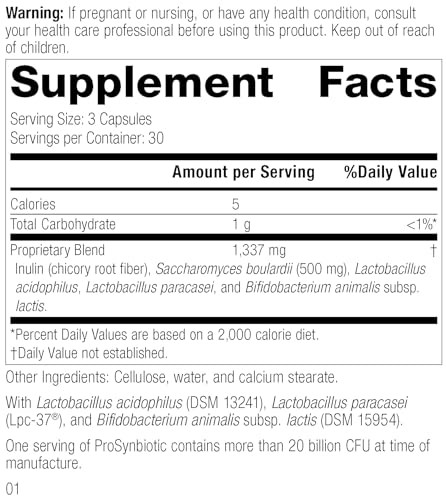 Standard Process Inc Prosynbiotic 90 Capsules