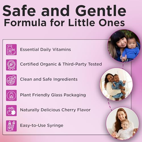 Wellements Organic Baby Multivitamin Drops 1 Fl Oz