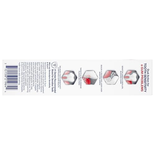 Sensodyne Sensitivity & Gum Sensitive Teeth Whitening Toothpaste Toothpaste For Gingivitis 23 Ounces Pack Of 2