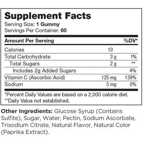 C is for Vitamin C 60 gummies by Chapter One