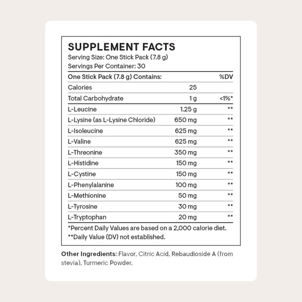 THORNE - Amino Complex - Clinically-Validated EAA and BCAA Powder for Pre or Post-Workout - Promotes Lean Muscle Mass & Exercise Recovery* - Lemon - NSF Certified for Sport - Dairy-Free - 30 Servings