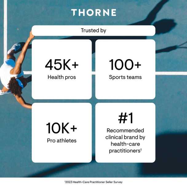 THORNE - Amino Complex - Clinically-Validated EAA and BCAA Powder for Pre or Post-Workout - Promotes Lean Muscle Mass & Exercise Recovery* - Lemon - NSF Certified for Sport - Dairy-Free - 30 Servings