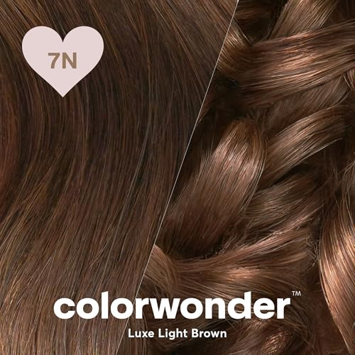 Madison Reed Colorwonder Demi-Permanent Hair Color Kit 7N Luxe Light Brown (You Slay Latte) Blends Up To 25 Gray Lasts 25 Washes Ammonia-
