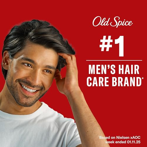 Old Spice Mens Hair Clay Healthy & Strong With Vitamin E & Biotin Mens Hair Styling Clay High Hold Matte Finish 2.22 Oz