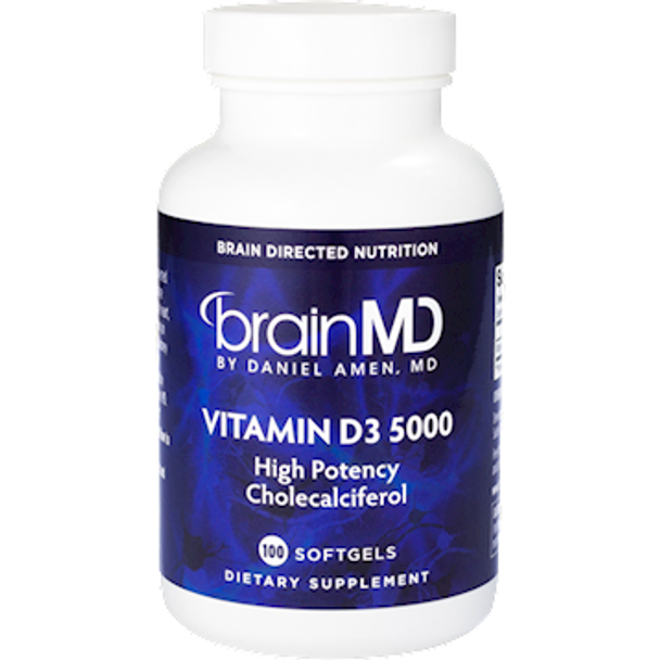 Vitamin D3 5000 100 Softgels By Brainmd