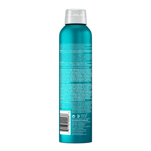 Marc Anthony Texture Hair Spray For Women & Men Style Flex 2-In-1 Adjustable Texture Hairspray - Low To Extra Hold Styling Spray For Soft Defined Thicker & Fuller-Looking Hair Style 7 Oz
