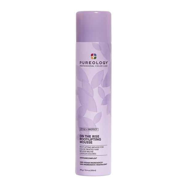 Pureology Style + Protect On The Rise Root Lifting Mousse For Flat And Color-Treated Hair - Provides Medium Control And Volume Sulfate- And Vegan