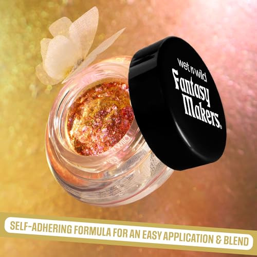 Wet N Wild Halloween Fantasy Makers Chameleon Chrome Eyeshadow Foil Intense Multi-Chrome Pigment Mesmerizing Blendable Color Shift Foil Finish Cruelty- - Mariposa Magic