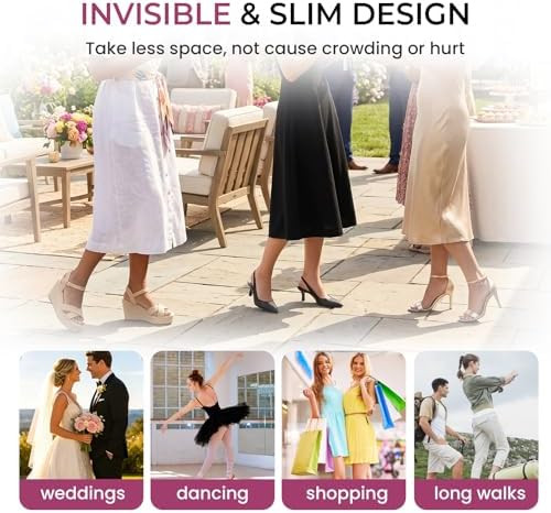 Welnove Elastic Foam Heels Straps Cushions - Anti-Slip Heel Grips For Slingback Shoes Strappy Sandals & Heels Prevent Blisters Stop Straps From Slipping Reduce Rubbing Trimmable Black 8 Pcs