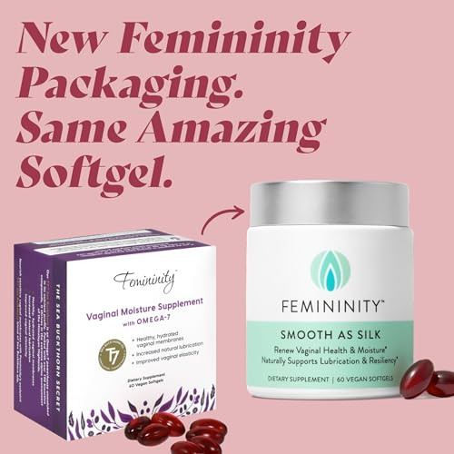 Sibu Femininity Smooth As Silk 60-Day Refill For Vaginal Dryness ( ) Sea Buckthorn Oil With Omega 7 Omega 3 And Omega 9 120 Softgels 365Mg