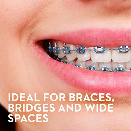 Oral-B Dental Floss For Braces Super Floss Pre-Cut Strands Mint 50 Count Pack Of 2