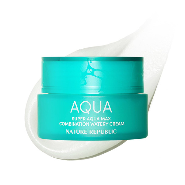 Nature Republic Super Aqua Max Combination Watery Cream_ _For Combination Skin Type 2.7 Fl Oz
