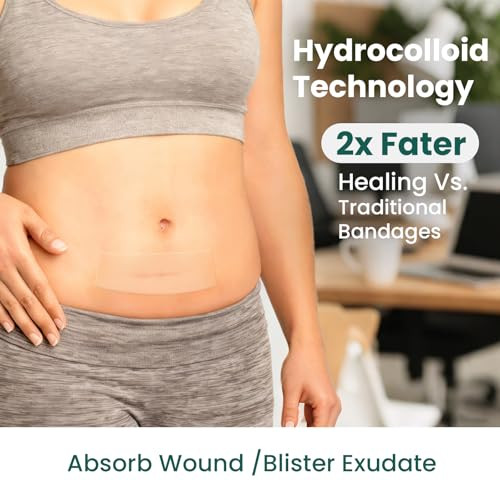 Welnove Hydrocolloid Roll For Wound Care - Hydrocolloid Patch Bandages With Self-Adhesive Ultra Absorbent For Burn Blister Acne Care Add Lavender Essential Oil 2.5In X 16Ft Cut To Fit