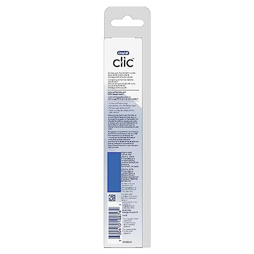 Oral-B Clic Toothbrush Sensitive Clean Brush Heads White ( ) 2 Count Pack Of 3
