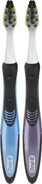 Oral-B Pulsar Charcoal Battery Electric Toothbrush Soft Toothbrush Pack Removes Plaque Travel Essentials Tooth Brush 2 Count