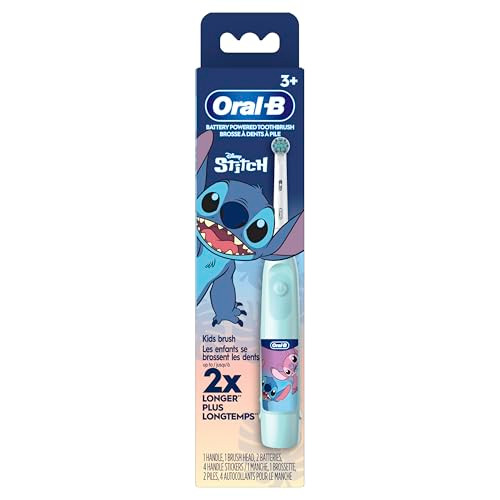 Oral-B Kid's Electric Battery Powered Toothbrush Featuring Extra Soft Color Changing Bristles For Ages 3+