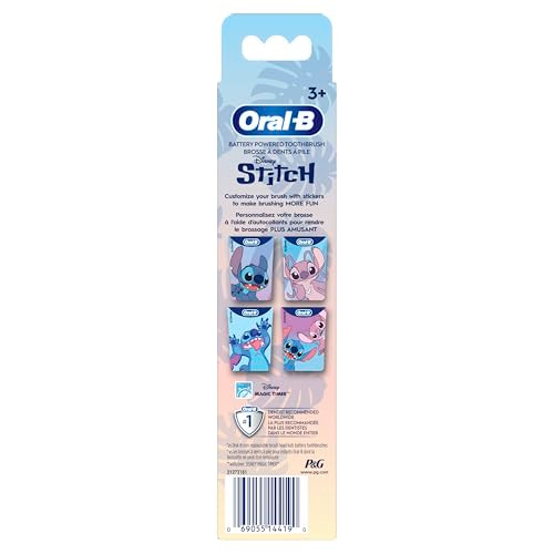 Oral-B Kid's Electric Battery Powered Toothbrush Featuring Extra Soft Color Changing Bristles For Ages 3+