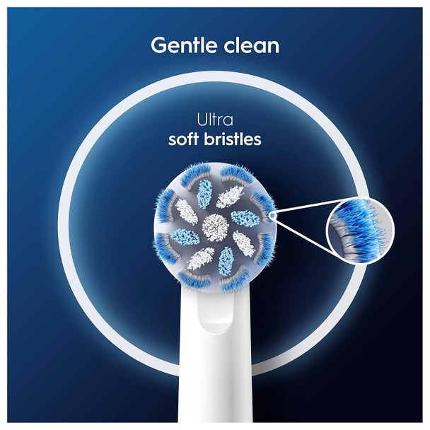 Oral-B Pro Sensitive Clean Brush Heads Extra Soft Bristles Compatible With Oral-B Electric Toothbrush Handles (International Version) Pack Of 4