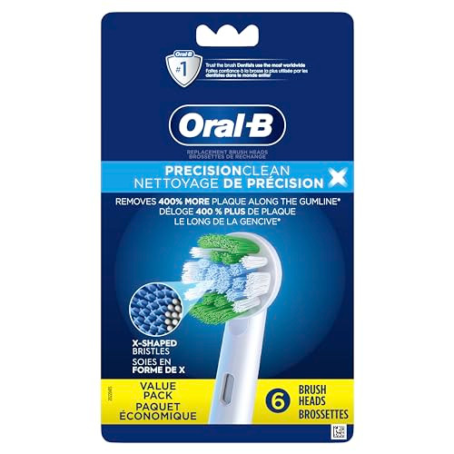 Oral-B Precision Clean Brush Heads For An Oral-B Electric Toothbrush Pack Of 6