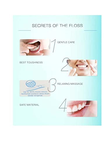 Oral-B Glide Advanced Comfort Plus Floss 40 M Each Total 240 M Or 262.5 Yard 6 Count