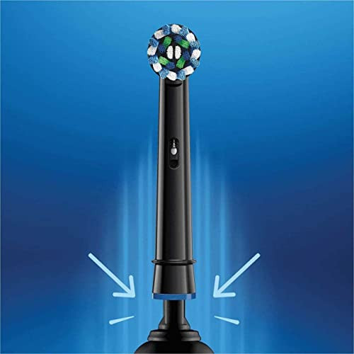 Oral-B Crossaction Electric Toothbrush Brush Head Refills Black ( ) 4 Count Pack Of 1