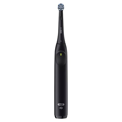 Oral-B Rechargeable Electric Toothbrush Io2 3 Cleaning Modes Automatic Pressure Sensor To Protect Gums Night Black