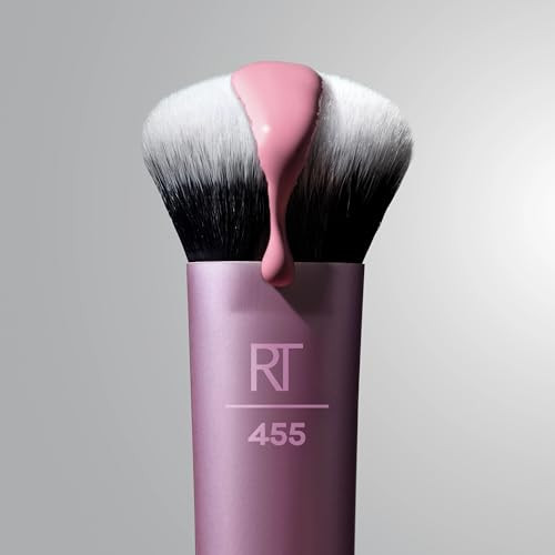 Real Techniques Cat Paw Blush Brush Liquid & Cream Blush Makeup Brush Unique Paw Shape For Lifted Natural Color Soft Ultraplush Blending Bristles Cruelty- 1 Count