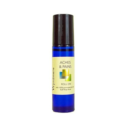 Wyndmere Aches & Pains Roll-On - 100% Pure Essential Oils And Jojoba Oil - Wyndmere 8Ml
