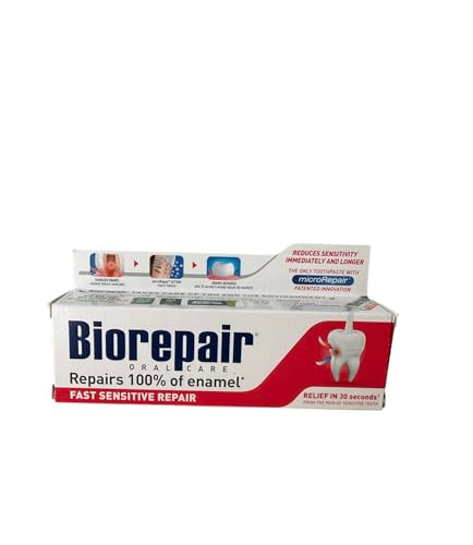 Biorepair Biorepair Fast Sensitive Toothpaste Protect & Repair From Acid Erosion And Plaque Safe For Whole Family By Biorepair 3Pcs 75Ml