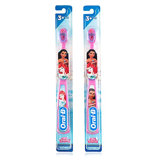 Oral-B Princess Toothbrush For Little Girls Children 3+ Extra Soft Characters Vary - (Characters Vary) Pack Of 6