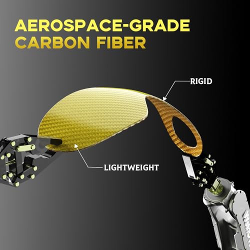 Welnove Carbon Fiber Sports Insoles With Arch Support Shock Absorbing & Energy Insoles For Running Basketball Pickball Injury Prevention & Performance Enhancement-GoldXs