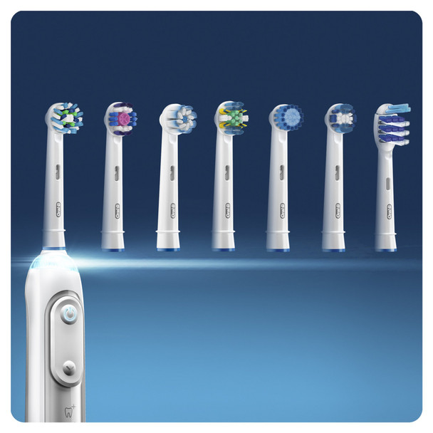 Oral-B Genuine Precision Clean Toothbrush Heads Refills For Electric Rechargeable Toothbrush Deep And Precise Cleaning Pack Of 4