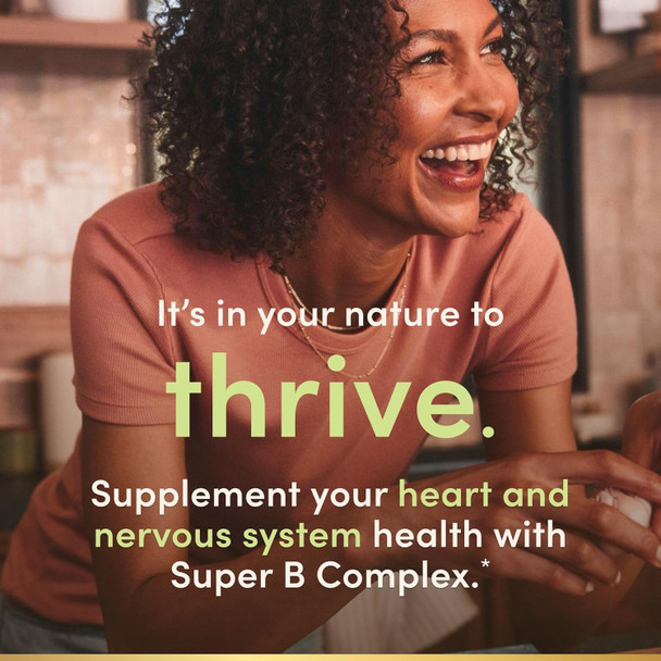 Nature's Bounty Super B Complex With Vitamin C & Folic Acid Immune & Energy Support 150 Tablets Pack Of 2