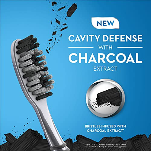 Oral-B Cavity Defense 123 Black Toothbrush Medium ( ) Pack Of 4
