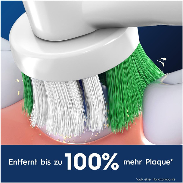 Oral-B Pro Precision Clean Toothbrush Heads For Electric Toothbrush Teeth Cleaning With Innovative X-Shaped Bristles Original Oral-B Toothbrush Attachment Designed In Germany Pack Of 8