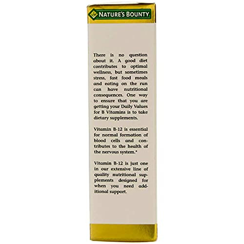 Nature's Bounty B-12 5000 Mcg Sublingual Liquid Energy Health ( ) 2 Oz Pack Of 2