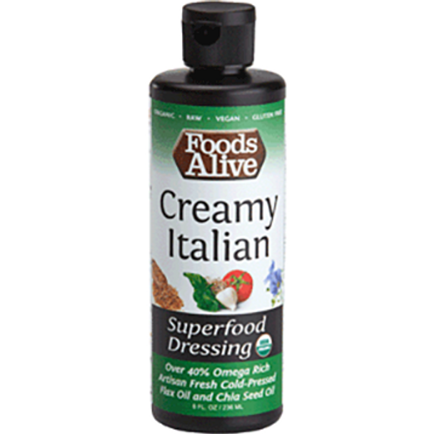 Creamy Italian Superfood Dressing 8 fl oz by Foods Alive