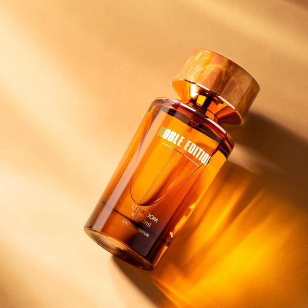Lonkoom Noble Classic Amber Musk Perfume for Men Women 3.4 Fl Oz Unisex Eau de Parfum Spray Long-Lasting Fragrance Floral Notes of Bergamot Cassis Rosewood Cyclamen Cedarwood Sandalwood