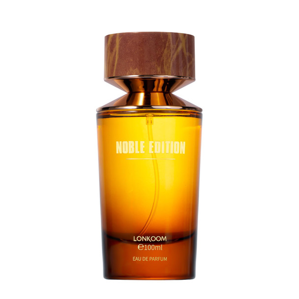 Lonkoom Noble Classic Amber Musk Perfume for Men Women 3.4 Fl Oz Unisex Eau de Parfum Spray Long-Lasting Fragrance Floral Notes of Bergamot Cassis Rosewood Cyclamen Cedarwood Sandalwood