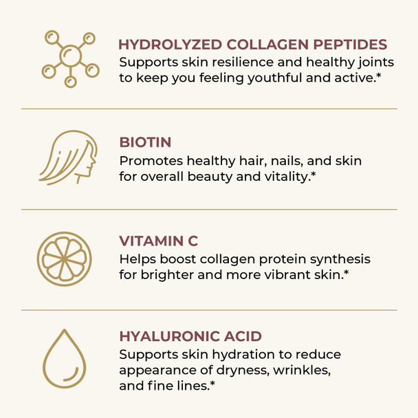 Left Coast Performance Multi Collagen Peptides Powder Types I II III V X Multi Collagen Protein Powder with Hyaluronic Acid Biotin Vitamin C For Skin Hair Nails Joints and Gut Health - Keto Non-GMO Supplement
