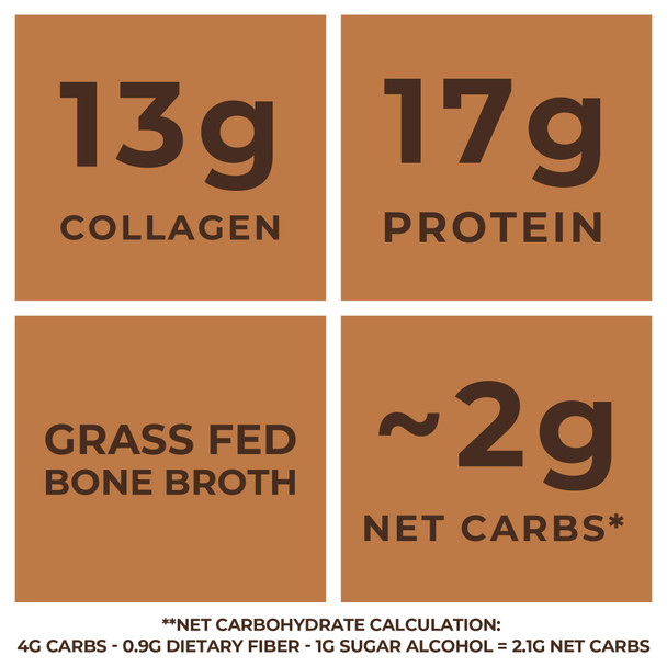 Left Coast Performance 2lb Pure Bone Broth and 2lb Chocolate Bone Broth