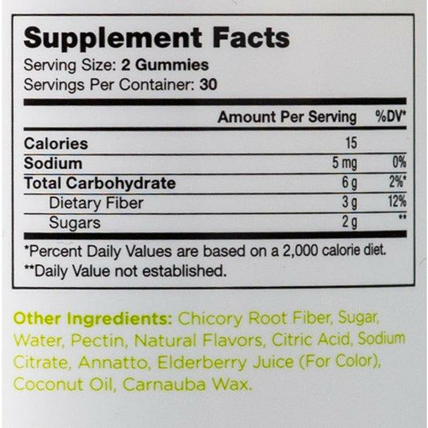 F is for Fiber 60 gummies by Chapter One